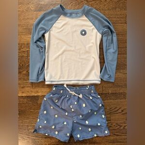 Modern Moments Boys Swimsuit Set Lemons